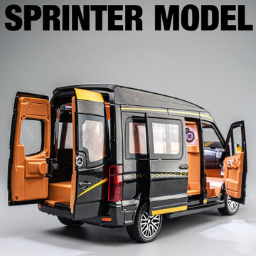 1:24 Alloy Benz Sprinter MPV Van Toy Car
